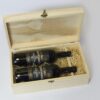 Caixa para 2 Garrafas de Vinho com Tampa de Abrir 4 Caixa para 2 Garrafas de Vinho com Tampa de Abrir 3