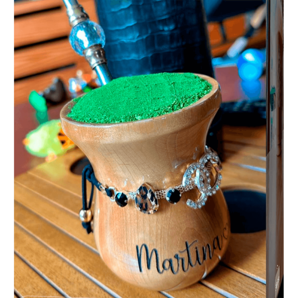 Cuia de Madeira Imbuia Personalizada (diversas cores) - Imagem 5