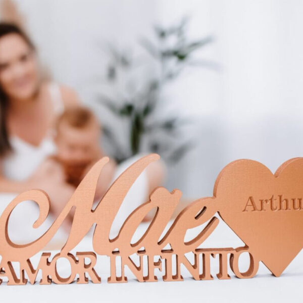 Placa Decorativa Dia das Mães