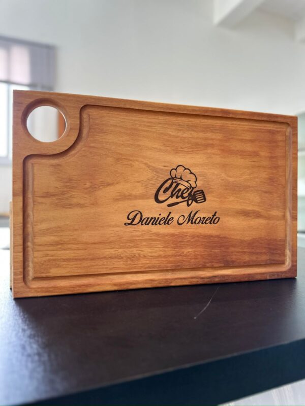 Tábua de Corte com Pegador 40x25x2.2cm - Imagem 2