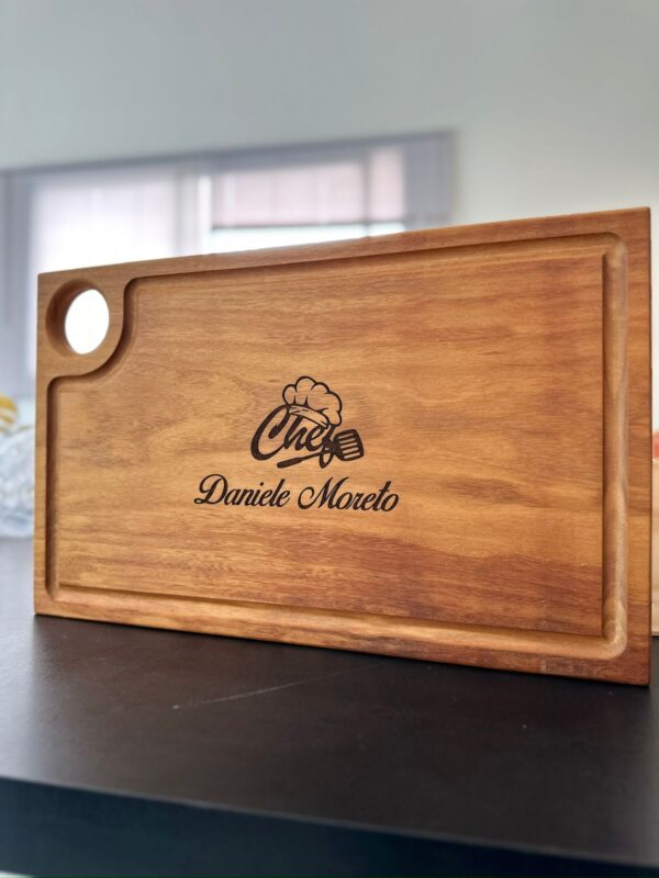 Tábua de Corte com Pegador 40x25x2.2cm