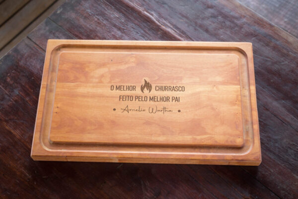Kit Churrasco Personalizado Dia dos Pais – Tábua Grande + Faca - Image 5