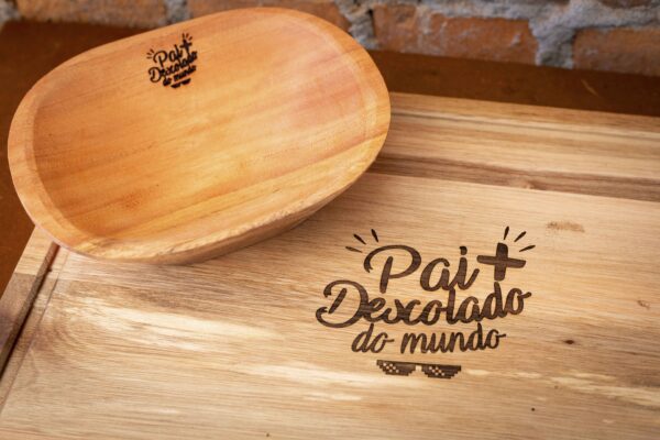 kit Tábua de corte 45x30cm e Gamela Mini - Imagem 3