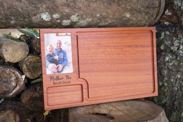 Tábua de Corte 50x30x3cm/ Personalizada GW – Modelo Exclusivo com Foto Resinada - Imagem 2
