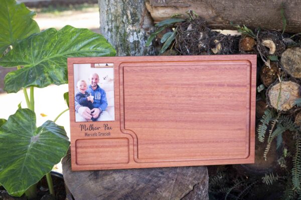Tábua de Corte 50x30x3cm/ Personalizada GW – Modelo Exclusivo com Foto Resinada - Imagem 3