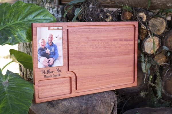 Tábua de Corte 50x30x3cm/ Personalizada GW – Modelo Exclusivo com Foto Resinada - Imagem 4