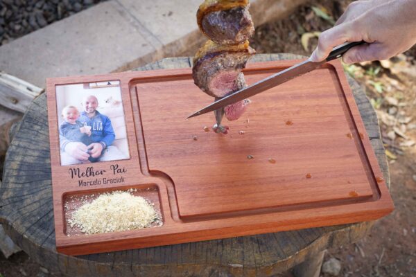 Tábua de Corte 50x30x3cm/ Personalizada GW – Modelo Exclusivo com Foto Resinada - Imagem 9