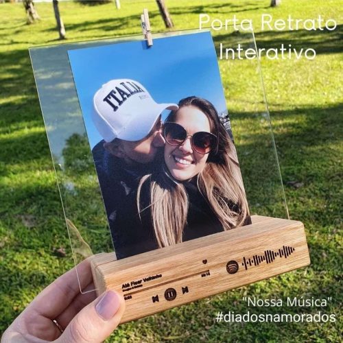 Porta Retrato Música Spotify Foto 10×15 (1)