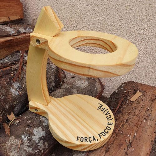 Suporte para passar CAFÉ em pinus ( já acompanha filtro de inox) (9)