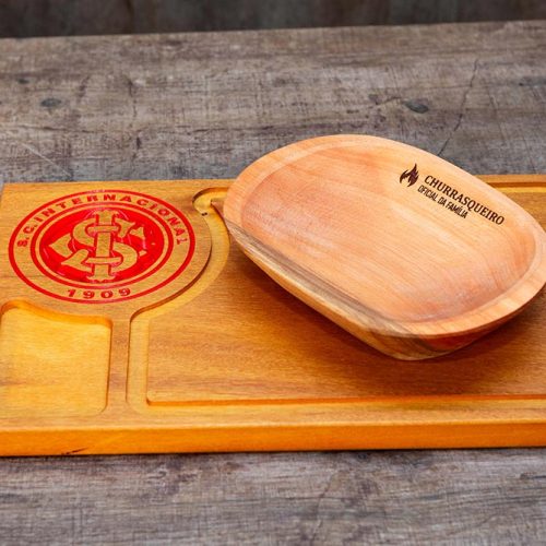 Tábua de time 40X25X2.2cm + gamela mini (internacional)