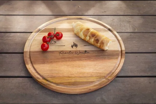 Tábua de Corte Redonda Personalizada 34cm — Perfeita para Churrasco, Petiscos e Outros Momentos Especiais! - Image 6